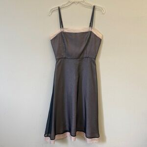 BCBGMaxAzria Silk Dress with Spaghetti Straps - size 8